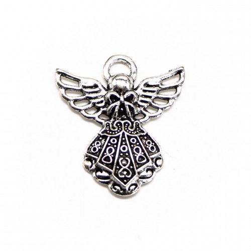 Подвеска крыла ангела, винтажное серебро